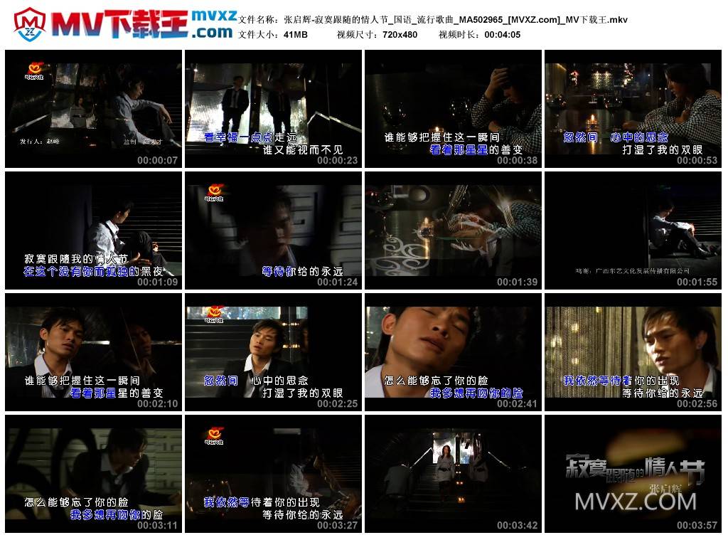 张启辉-寂寞跟随的情人节_国语_流行歌曲_MA502965